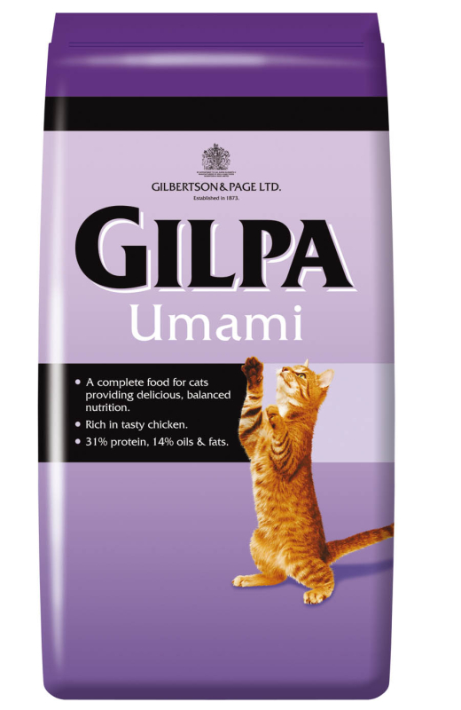 15 kg Gilpa Umami kattemad med kylling